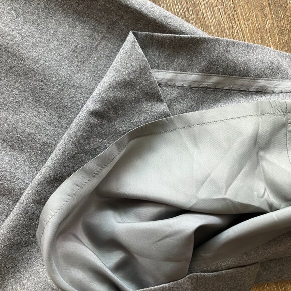 Brooks 346 Gray Pencil Maxi Size 4 Wool Skirt - Picture 6 of 9